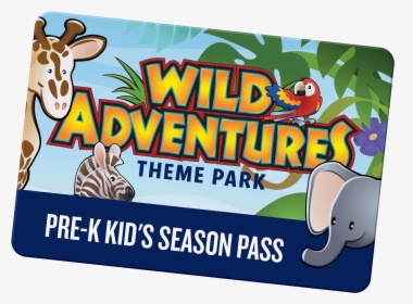 Pre-k Free Season Pass - Wild Adventures, HD Png Download, Transparent PNG