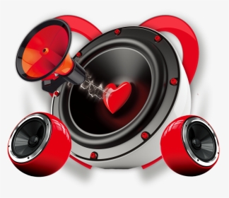 Loudspeaker Sound Computer File Stereo Ⓒ - Red Speaker Png, Transparent Png, Transparent PNG