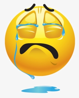 Crying Emoji Png Image Hd - Emoji Crying, Transparent Png, Transparent PNG