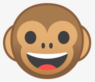 Monkey Face Icon - Monkey Emoji, HD Png Download, Transparent PNG