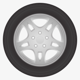 Black And White Tire Clipart Transparent Background, HD Png Download, Transparent PNG