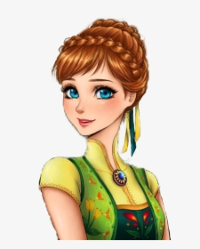 Transparent Anna Frozen Png - Anime Disney Princess, Png Download ,  Transparent Png Image - PNGitem
