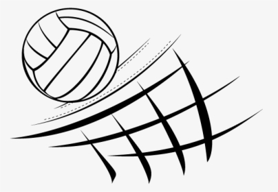 Black Volleyball Png Image - Transparent Background Volleyball Clip Art, Png Download, Transparent PNG
