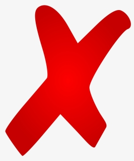 Download Red Cross Mark Png Image - X Mark, Transparent Png, Transparent PNG