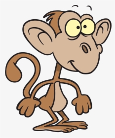 Funny Monkey Pictures Cartoon, HD Png Download, Transparent PNG