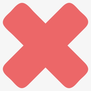Cross Mark, Red, Sign, Icon, Mark, Symbol, Cross - กากบาท Png, Transparent Png, Transparent PNG