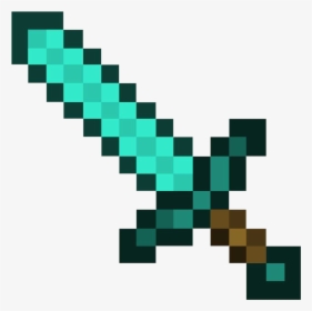 Sword Minecraft - Minecraft Diamond Sword Png, Transparent Png, Transparent PNG