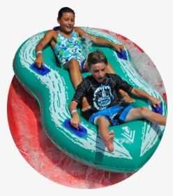 Kids On Slide In Waterpark - Master Blaster Water Slide Tube, HD Png Download, Transparent PNG
