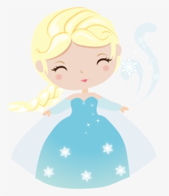 Frozen Fiestas Infantiles Princess, Clip Art - Elsa Frozen Cute Png, Transparent Png, Transparent PNG