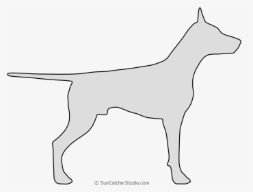 Doberman Vector Dog - Dobermann, HD Png Download, Transparent PNG
