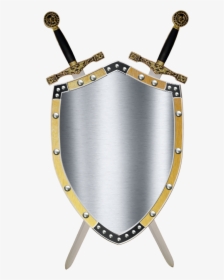 Shield Sword Png - Medieval Swords And Shield Png, Transparent Png, Transparent PNG