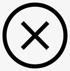 Cross Mark X Delete - Social Media Icon Facebook, HD Png Download, Transparent PNG