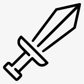 Sword - Sword Icon Free, HD Png Download, Transparent PNG