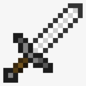 Minecraft Iron Sword Png - Minecraft Iron Sword Transparent, Png Download, Transparent PNG