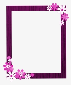 Pink Floral Border Picture - Pink Borders And Frames, HD Png Download, Transparent PNG
