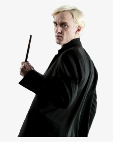 Draco Malfoy Harry Potter And The Philosopher S Stone - Harry Potter Holding Wand, HD Png Download, Transparent PNG
