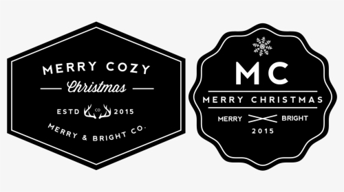 Holiday Gift Tags Png - Black & White Tag Png, Transparent Png, Transparent PNG