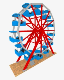Theme Park Tycoon 2 Wikia - Ferris Wheel, HD Png Download, Transparent PNG