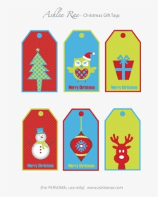 Gift Tag Label - Christmas Free Printable Tags For Kids, HD Png Download, Transparent PNG