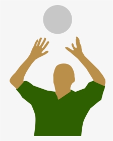 Setting In Volleyball Clipart, HD Png Download, Transparent PNG