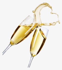 Grower Champagne Wine Ravioli Clip Art - Champagne Glasses Heart, HD Png Download, Transparent PNG