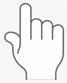 Finger Point Up Emoji Black Background, HD Png Download, Transparent PNG