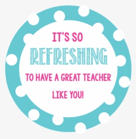 Gift Tags For Teachers - Teacher Appreciation Tag Printable Straw, HD Png Download, Transparent PNG