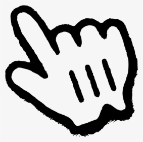 Found Finger Pointer - Clip Art Pointer Finger, HD Png Download, Transparent PNG