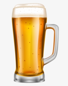 Beer Mug Transparent Png - Beer In Mug Png, Png Download, Transparent PNG