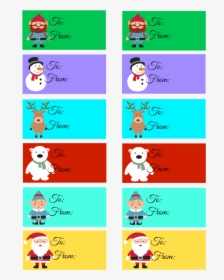 Free Printable Cute Christmas Tag, HD Png Download, Transparent PNG