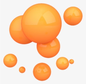Orange Clipart Bubbles - Shape Vector Png, Transparent Png, Transparent PNG
