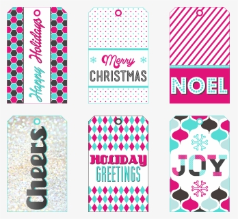The Christmas Joy Collection - Christmas Gift Tags Pink, HD Png Download, Transparent PNG
