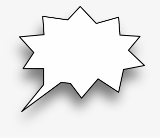 Spiky Speech Bubble, HD Png Download, Transparent PNG