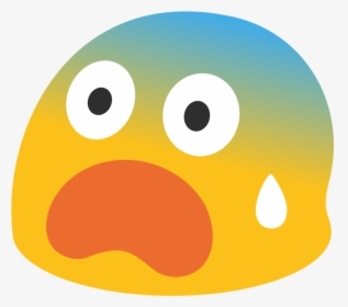 Scared Emoji Png - Android Shock Emoji Png, Transparent Png, Transparent PNG