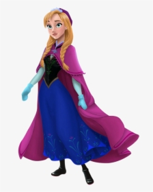 Disney Frozen Anna Transparent Frozen Disney Anna Pictures - Disney Princess Anna Cartoon, HD Png Download, Transparent PNG