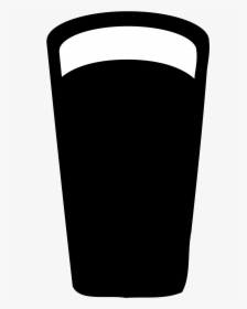 A Pint Of Stout Beer Clip Arts - Pint Glass Silhouette, HD Png Download, Transparent PNG