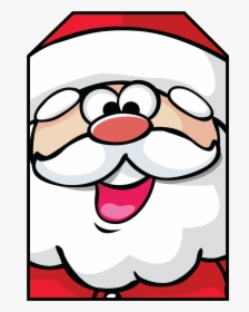 Santa Gift Tag - Printable Gift Card Christmas, HD Png Download, Transparent PNG