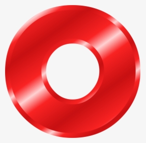 Circle,red,alphabet - Red Letter O Png, Transparent Png, Transparent PNG