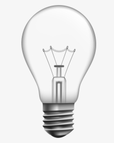 Transparent Light Bulb Png Clip Art - Transparent Background Bulb Png, Png Download, Transparent PNG