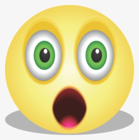 Scared face emoticon. 24347621 PNG