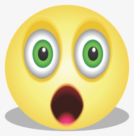 Scared face emoticon. 21095362 PNG