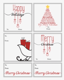 Free Printable Christmas Gift Tags Wallquotes, HD Png Download, Transparent PNG