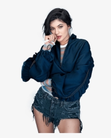 Kylie Jenner Blue Shirt Png Image - Kylie Jenner Glamour, Transparent Png, Transparent PNG