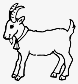 Donkey,art,monochrome Photography - Goat Black And White Clipart, HD Png Download, Transparent PNG