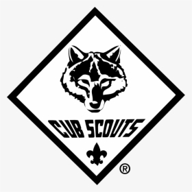 Black And White Cub Scout Logo, HD Png Download, Transparent PNG