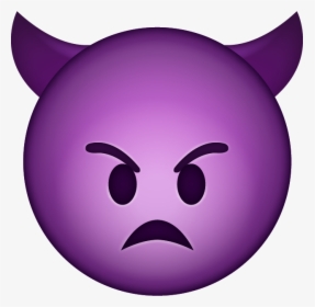 Crazy Emoji Png - Devil Emoji Png, Transparent Png, Transparent PNG