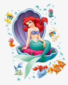 Ariel Little Mermaid Clipart - Little Mermaid Ariel Clip Art, HD Png Download, Transparent PNG
