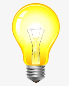 Yellow Light Bulb Png Clip Art - Paper Lantern, Transparent Png, Transparent PNG