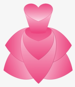 Dress, Princess, Rosa, Color Pink, Girl, Princess Dress - Illustration, HD Png Download, Transparent PNG