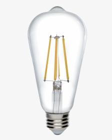St64 Led Bulb, Filament      Data Rimg Lazy   Data - Compact Fluorescent Lamp, HD Png Download, Transparent PNG